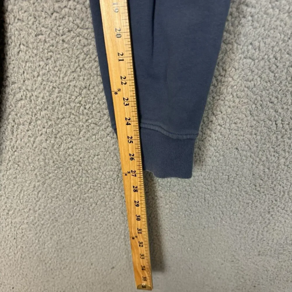 Lululemon‎ Pants Womens 4 Blue Warm Down Jogger Casual Workout Gym French Terry